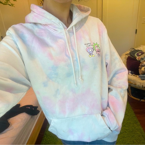 Cartoon Network Tops - rick and morty tie dye cotton heavyweight sweatshirt